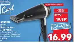 Kaufland DE GRUNDIG Ionic- Haartrockner HD 7082 tilbud