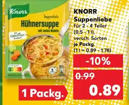 Kaufland DE KNORR Suppenliebe tilbud