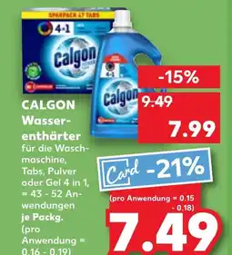 Kaufland DE CALGON Wasser- enthärter tilbud