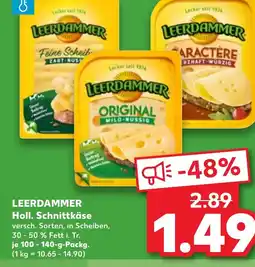 Kaufland DE LEERDAMMER Holl. Schnittkäse tilbud