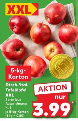 Kaufland DE Dtsch./ital. Tafeläpfel XXL tilbud