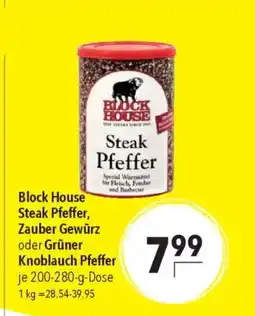 Citti Block House Steak Pfeffer, Zauber Gewürz oder Grüner Knoblauch Pfeffer tilbud