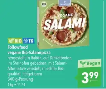 Citti Followfood vegane Bio-Salamipizza tilbud