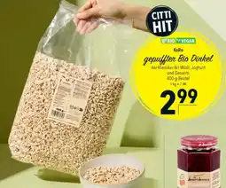 Citti KoRo gepuffter Bio Dinkel tilbud