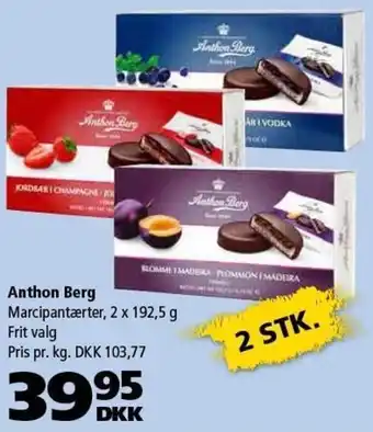 BorderShop Anthon Berg 2x192,5 g tilbud