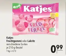 Citti Katjes Fruchtgummi oder Lakritz tilbud