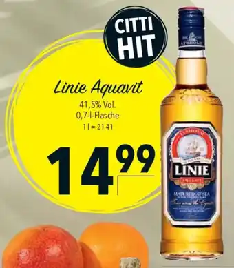 Citti Linie Aquavit tilbud