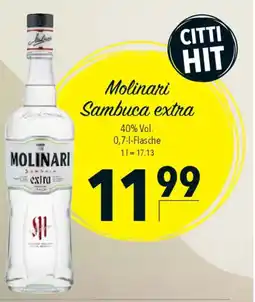 Citti Molinari Sambuca extra tilbud
