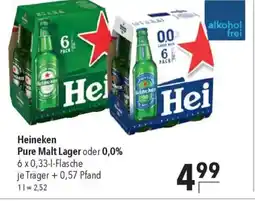 Citti Heineken Pure Malt Lager oder 0,0% tilbud