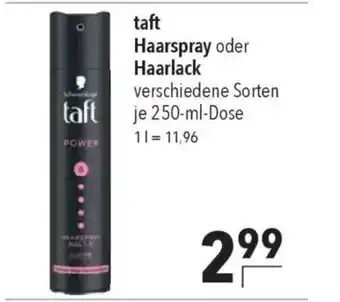 Citti Taft Haarspray oder Haarlack tilbud