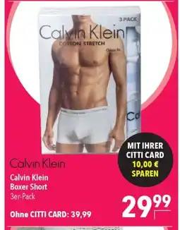 Citti Calvin Klein Boxer Short tilbud