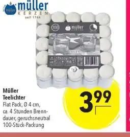 Citti Müller Teelichter tilbud