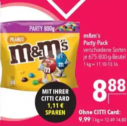Citti M&M'S Party pack tilbud