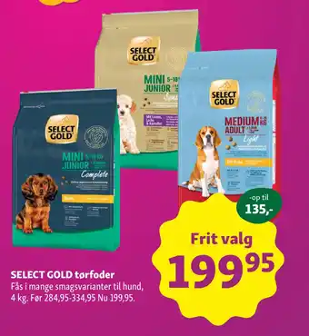 SELECT GOLD tørfoder