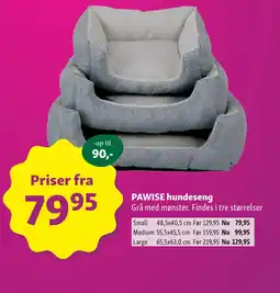 Maxi Zoo PAWISE hundeseng tilbud