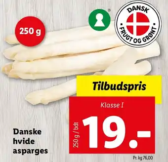 Danske Hvide Asparges 250 g