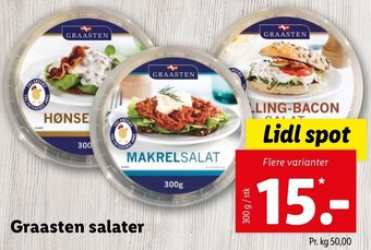 Lidl Graasten Salater 300 g tilbud