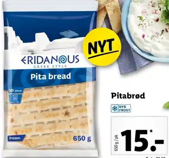 Lidl Pitabrød 650 g tilbud
