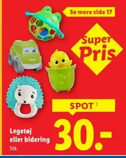 Lidl Legetøj eller bidering tilbud