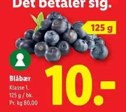 Lidl Blåbær tilbud
