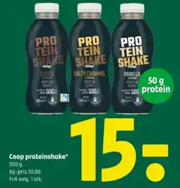 Coop 365 Coop proteinshake tilbud
