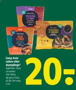 Coop 365 Coop Asia cubes eller dumplings tilbud