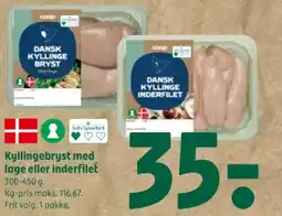 Coop 365 Kyllingebryst med lage eller inderfilet tilbud