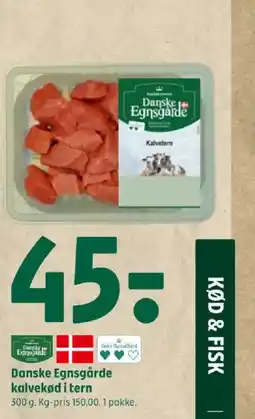 Coop 365 Danske Egnsgårde kalvekød i tern tilbud
