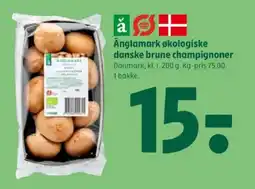 Coop 365 Änglamark økologiske danske brune champignoner tilbud