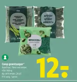 Coop 365 Coop grøntsager tilbud