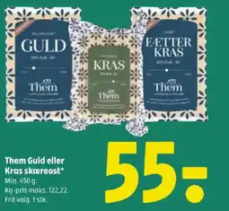 Coop 365 Them Guld eller Kras skæreost tilbud
