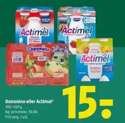 Coop 365 Danonino eller Actimel tilbud
