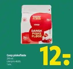 Coop 365 Coop piskefløde tilbud