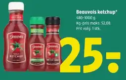Coop 365 Beauvais ketchup tilbud
