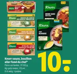 Coop 365 Knorr sauce, bouillon eller fond du chef tilbud