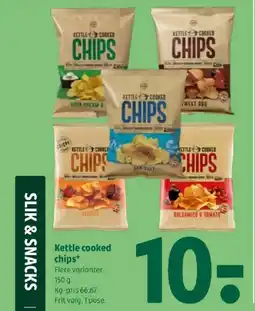 Coop 365 Kettle cooked chips tilbud
