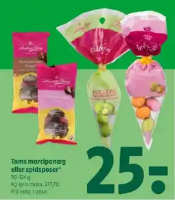 Coop 365 Toms marcipanæg eller spidsposer tilbud