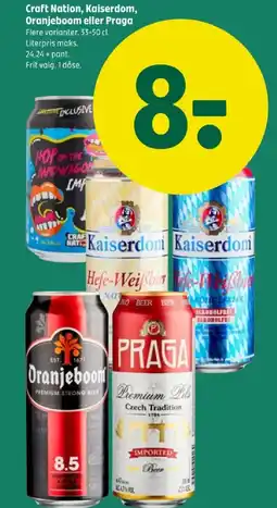 Coop 365 Craft Nation, Kaiserdom, Oranjeboom eller Praga tilbud
