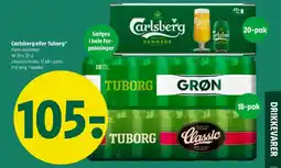 Coop 365 Carlsberg eller Tuborg tilbud