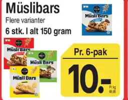 ABC Lavpris Müslibars tilbud