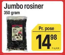ABC Lavpris Jumbo rosiner tilbud