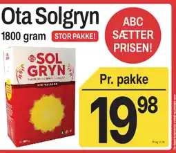 ABC Lavpris Ota Solgryn tilbud