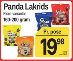 ABC Lavpris Panda Lakrids tilbud