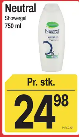 ABC Lavpris Neutral Showergel tilbud