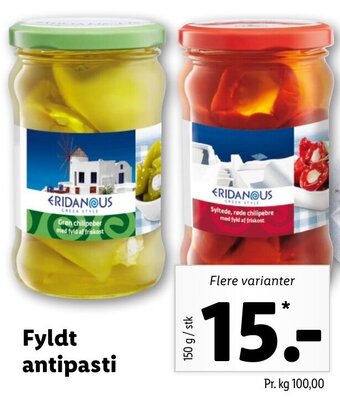 Fyldt Antipasti 150 g