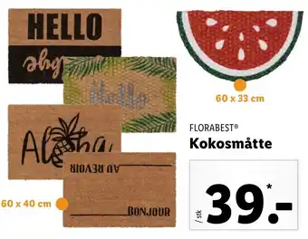 Florabest Kokosmåtte
