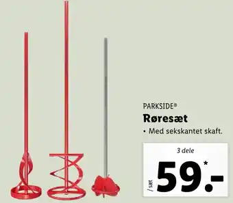 Lidl Parkside Røresæt 3 Dele tilbud