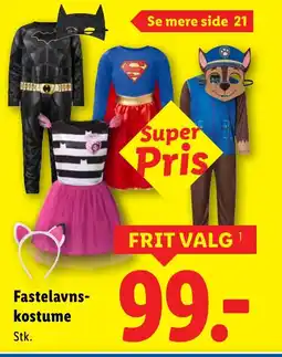 Lidl Fastelavns- kostume tilbud