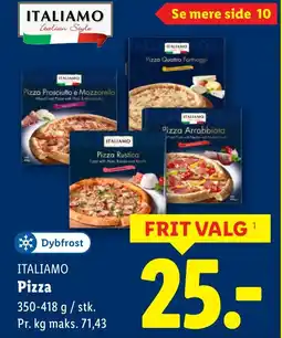 Lidl ITALIAMO Pizza tilbud