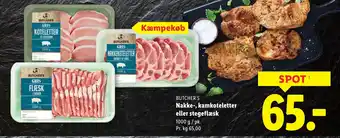 BUTCHER'S Nakke-, kamkoteletter eller stegeflæsk
